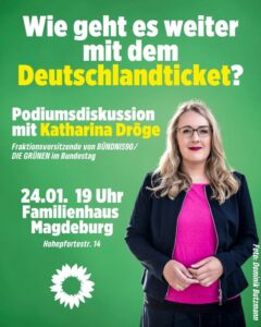 24.01.2025 Magdeburg; Deutschlandticket, Wie weiter?